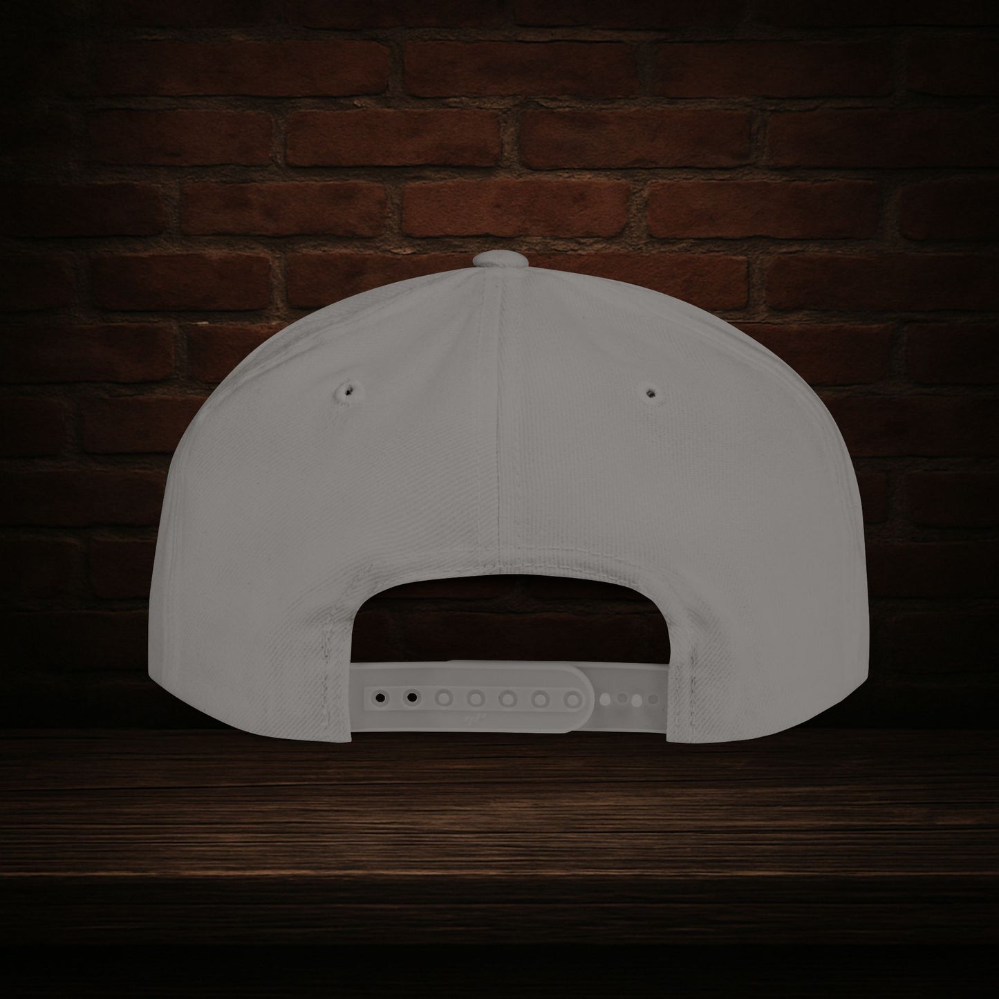 Blackline and Barrel Flat Brim Hat, Embroidered for the Bearded and Bold