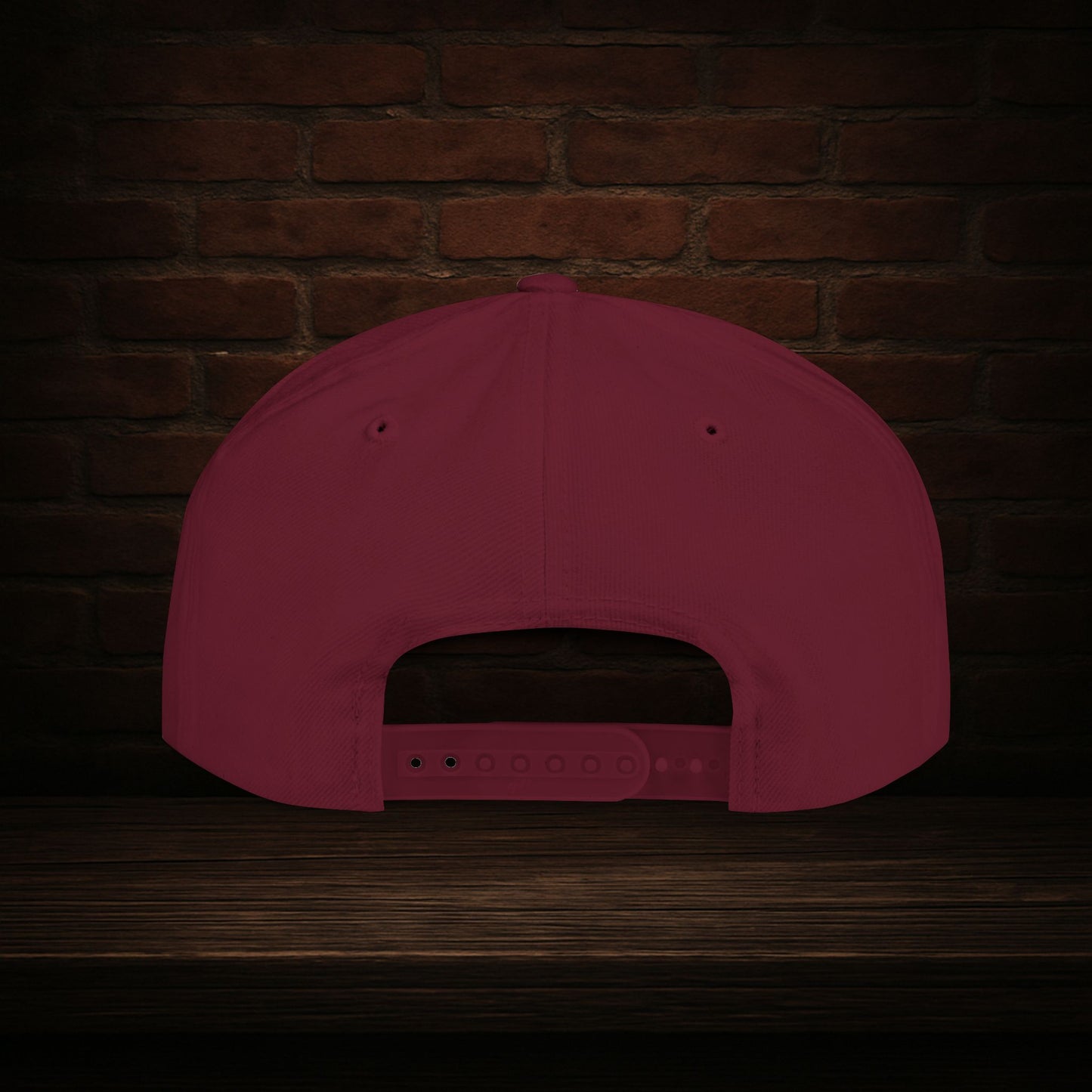 Blackline and Barrel Flat Brim Hat, Embroidered for the Bearded and Bold