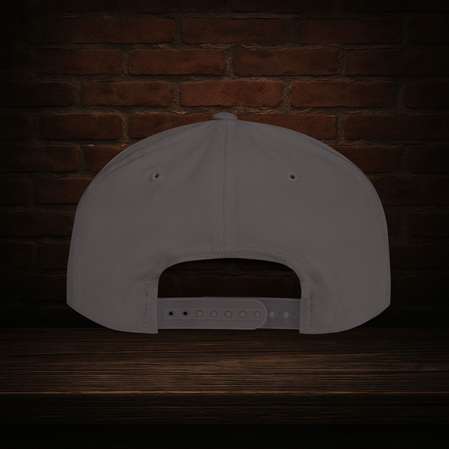 Blackline and Barrel Flat Brim Hat, Embroidered for the Bearded and Bold